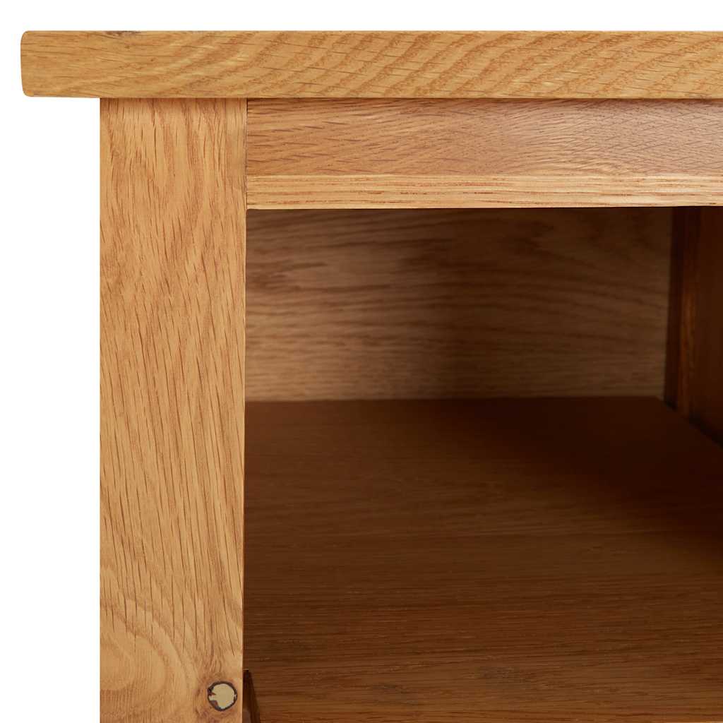 vidaXL Schoenenrek 90x37x45 cm massief eikenhout