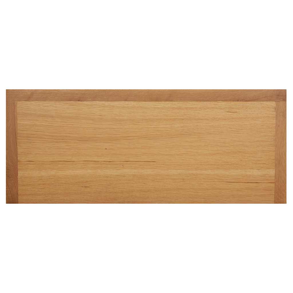 vidaXL Schoenenrek 90x37x45 cm massief eikenhout
