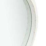 vidaXL Wall Mirror with Strap 40 cm White