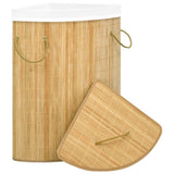 vidaXL Hoekwasmand 60 L bamboe