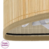 vidaXL Hoekwasmand 60 L bamboe