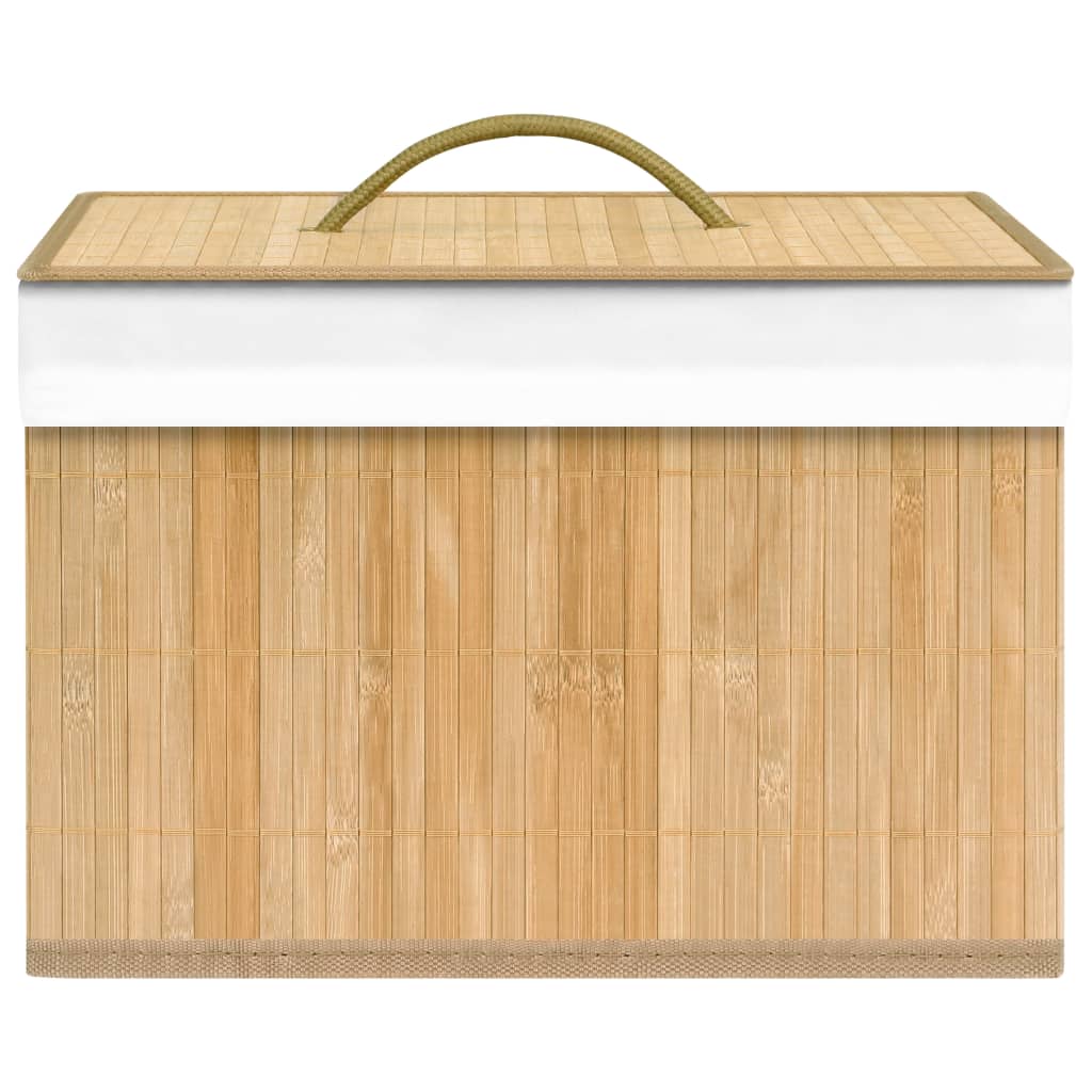 vidaXL Opbergboxen 4 st bamboe