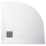 vidaXL Shower Tray 90x90 cm SMC White