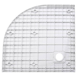 vidaXL Shower Tray 90x90 cm SMC White