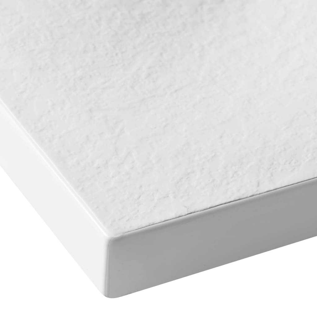 vidaXL Shower Tray 90x90 cm SMC White