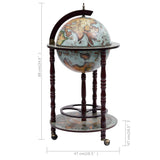 vidaXL Globebar eucalyptusout bleu
