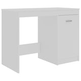 vidaXL Bureau 140x50x76 cm bewerkt hout wit