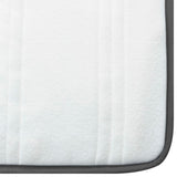 vidaXL Box spring bed fabric dark grey 80x200 cm