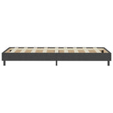 vidaXL Box spring bed fabric dark grey 80x200 cm
