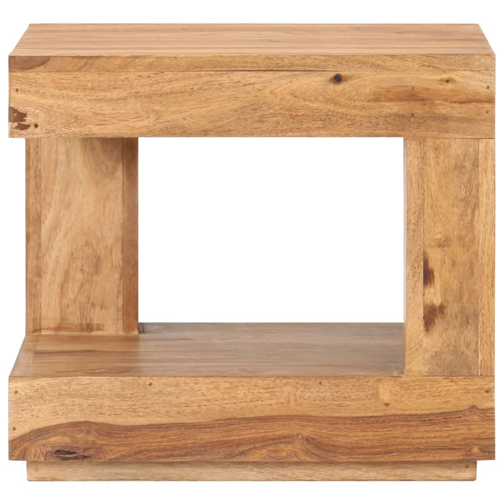 vidaXL Salontafel 45x45x40 cm massief acaciahout