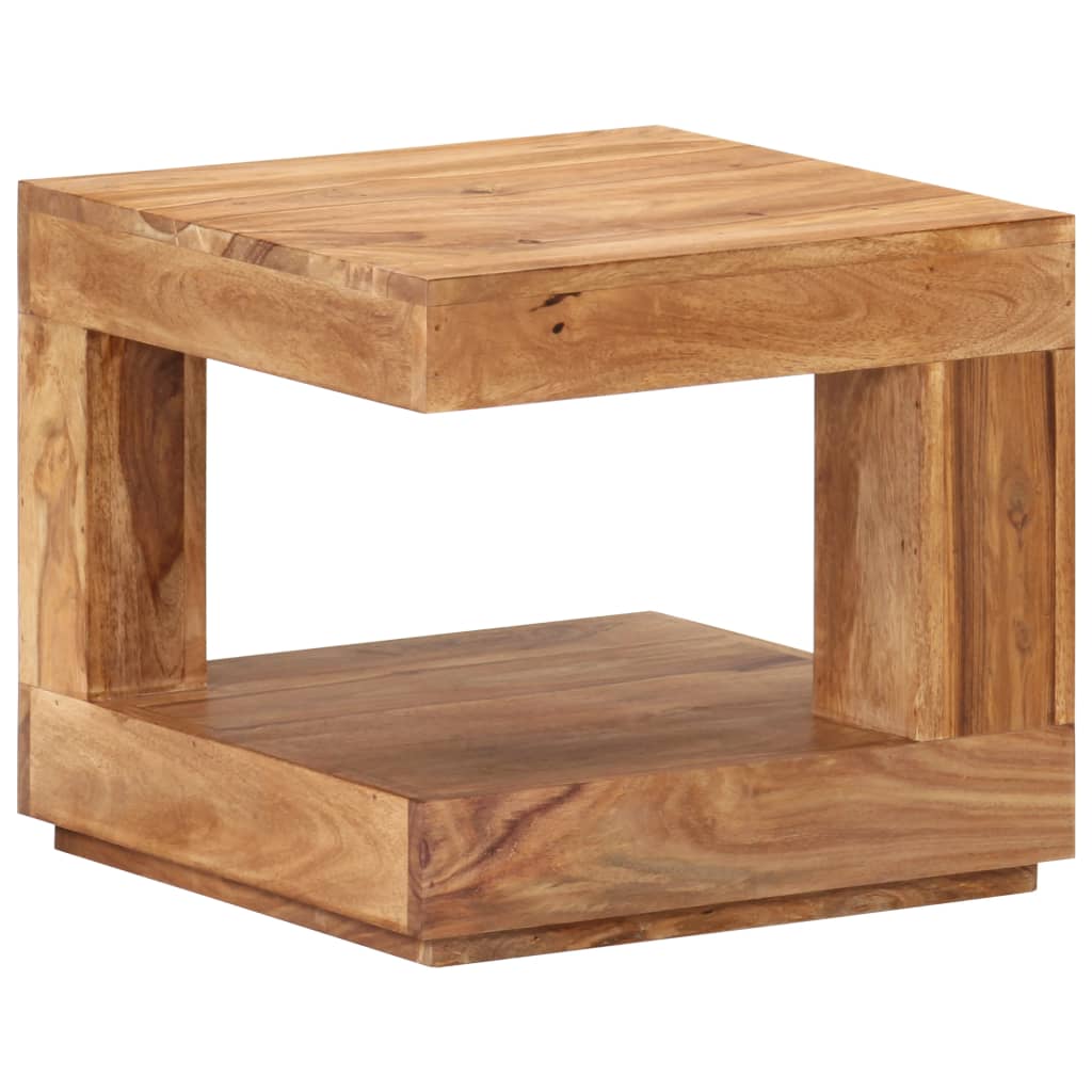 vidaXL Salontafel 45x45x40 cm massief acaciahout