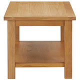 vidaXL Salontafel 90x45x40 cm massief eikenhout