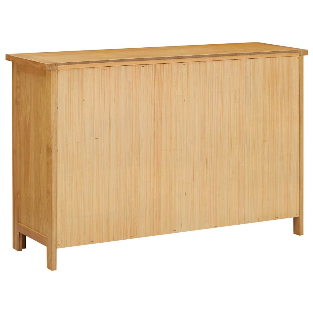vidaXL Ladekast 105x33,5x73 cm massif eikenhout