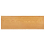 vidaXL Ladekast 105x33,5x73 cm massif eikenhout