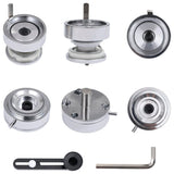 vidaXL Button Maker with Circle Cutter 58 mm