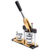 vidaXL Button Maker Machine with Circle Cutter Rotary Punch 58 mm