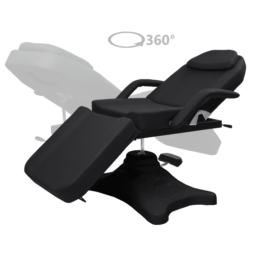 vidaXL Massage Table 180x62x(86.5-118) cm White