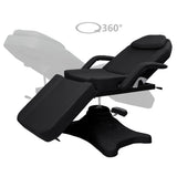 vidaXL Massage Table 180x62x(86.5-118) cm White