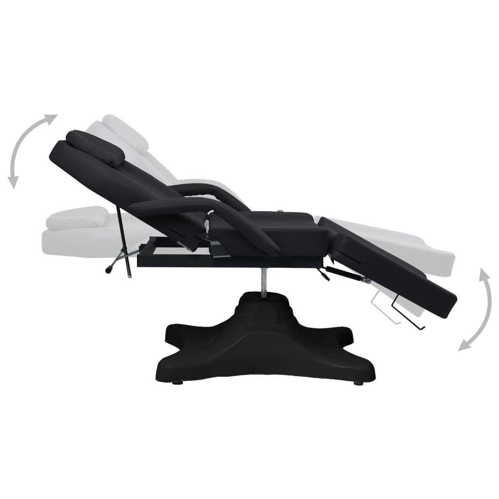 vidaXL Massage Table 180x62x(86.5-118) cm White