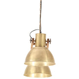 vidaXL Hanglamp industrieel 25 W E27 109 cm zilverkleurig