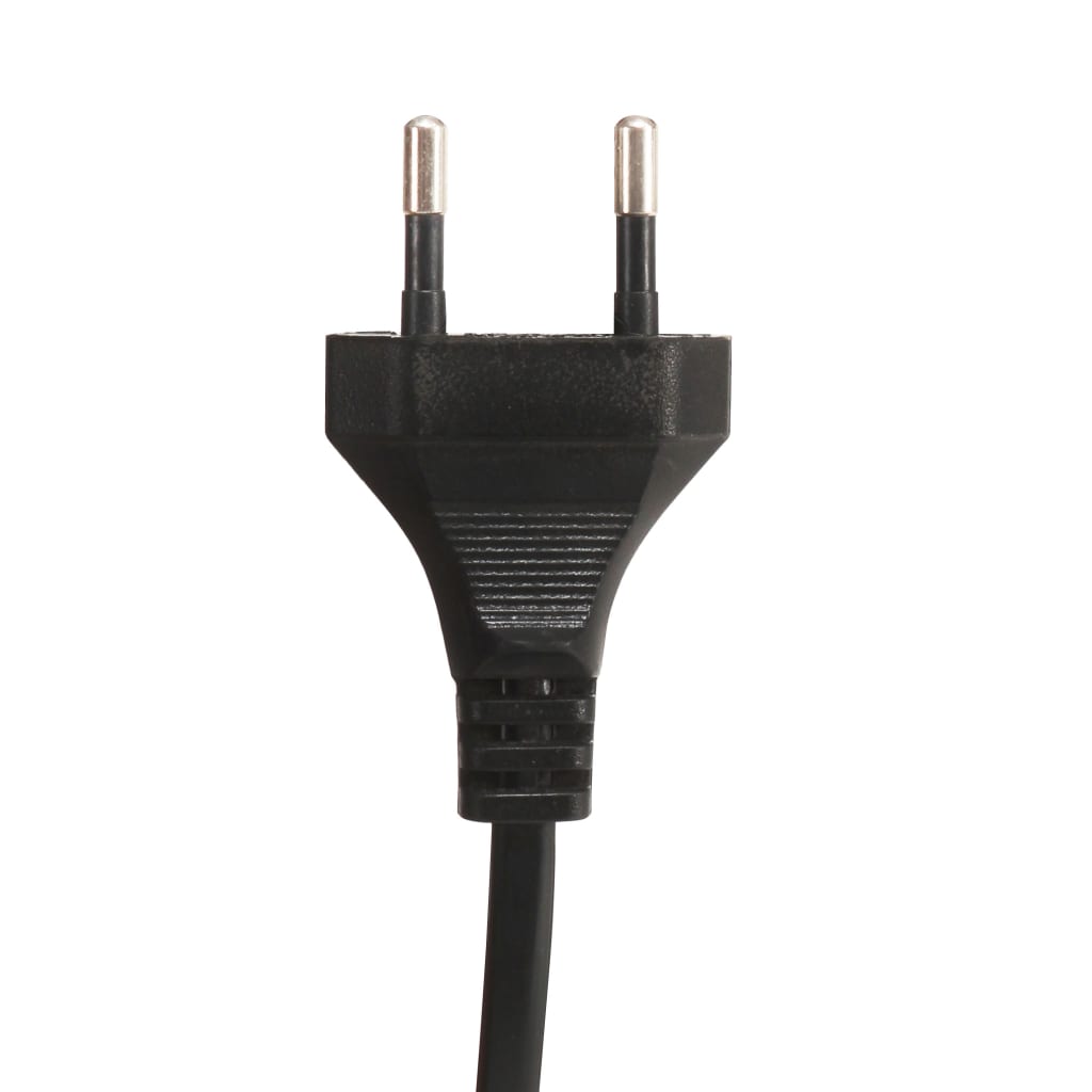 vidaXL Vloerlamp E27 massief mangohout zilverkleurig