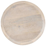 vidaXL Bijzettafel Ø60x75 cm massief mangohout