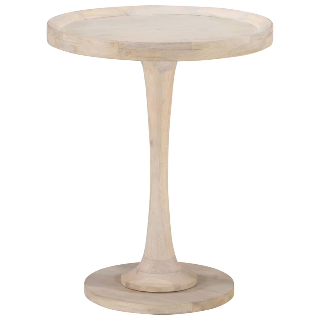 vidaXL Bijzettafel Ø60x75 cm massief mangohout