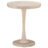 vidaXL Bijzettafel Ø60x75 cm massief mangohout