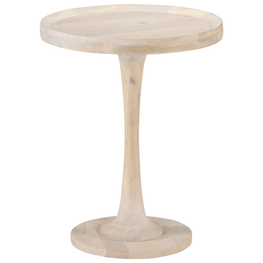 vidaXL Bijzettafel Ø60x75 cm massief mangohout