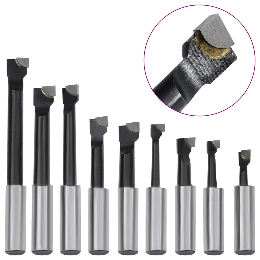 vidaXL 15-delige Boorgereedschapsset met MT2-F1-12 boorkop 50 mm