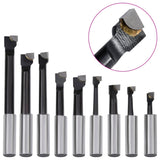 vidaXL 15-delige Boorgereedschapsset met MT2-F1-12 boorkop 50 mm