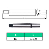 vidaXL Snelspanboorkop MT2-B16 met 13 mm klembereik