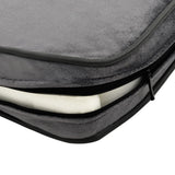 vidaXL Dog sofa 81x43x31 cm plush and artificial leather grey