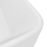 vidaXL Wash Basin 41x30x12 cm Ceramic Matt White