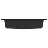 vidaXL Kitchen Sink Black 79 x 50 x 31 cm Quartz and Resin