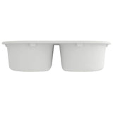 vidaXL Kitchen Sink White 78 x 47 x 20.5 cm Granite