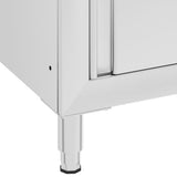 vidaXL Papier peint commercial 60x60x96 cm acier inoxydable