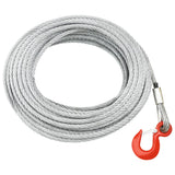 vidaXL Winch with Steel Cable 800 kg