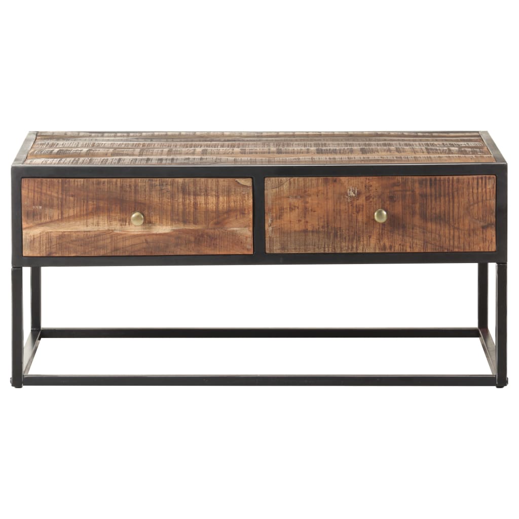 vidaXL Salontafel 90x50x40 cm ruw acaciahout