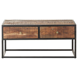 vidaXL Salontafel 90x50x40 cm ruw acaciahout