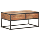 vidaXL Salontafel 90x50x40 cm ruw acaciahout