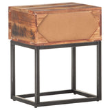 vidaXL Nightstand 40x30x50 cm rough acacia wood