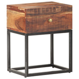 vidaXL Nightstand 40x30x50 cm rough acacia wood