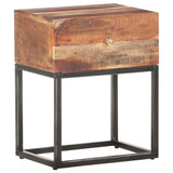 vidaXL Nightstand 40x30x50 cm rough acacia wood