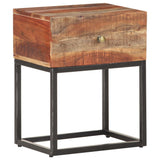 vidaXL Nightstand 40x30x50 cm rough acacia wood
