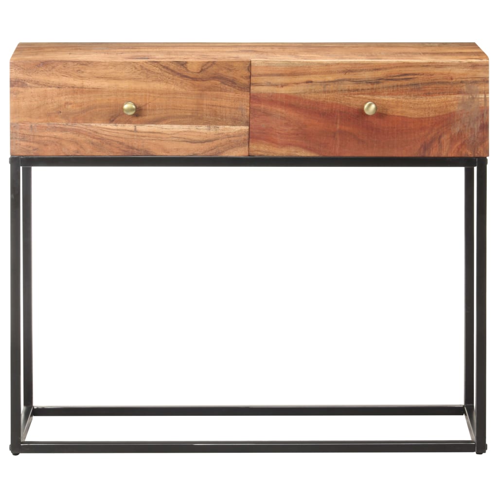 vidaXL Wandtafel 90x35x75 cm ruw acaciahout