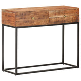 vidaXL Wandtafel 90x35x75 cm ruw acaciahout