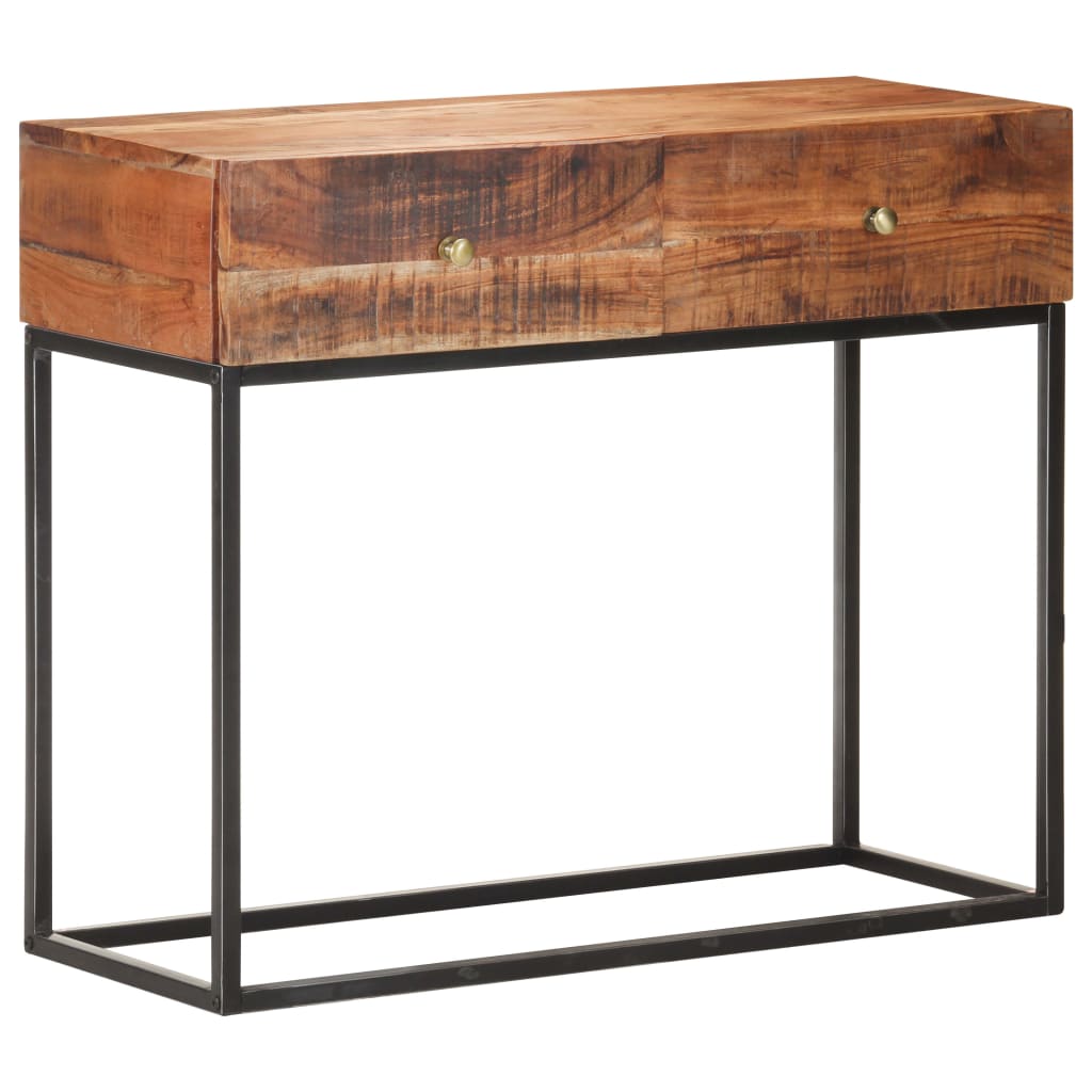 vidaXL Wandtafel 90x35x75 cm ruw acaciahout