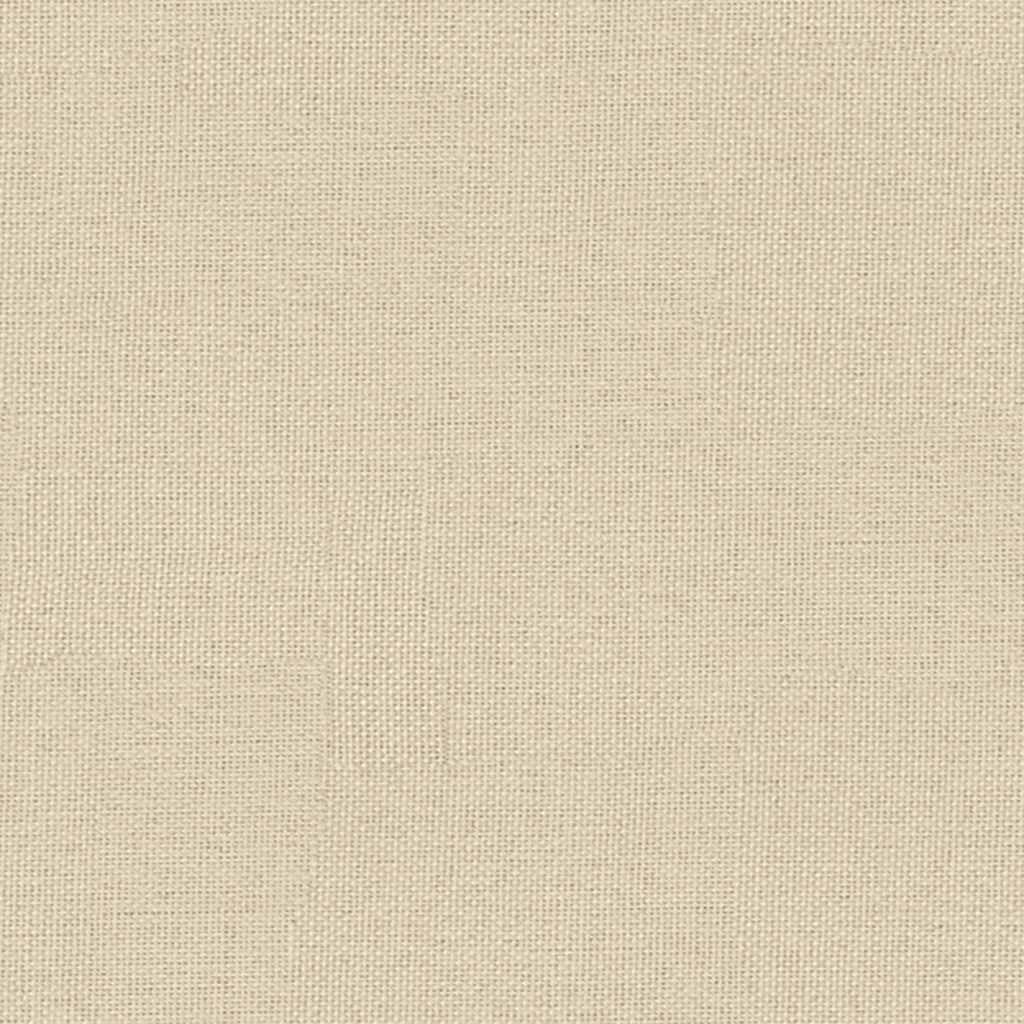 vidaXL Massage Recliner Fabric Cream