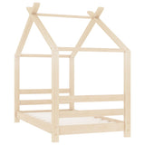 vidaXL Kids' Bed Frame Solid Pine Wood 70x140 cm